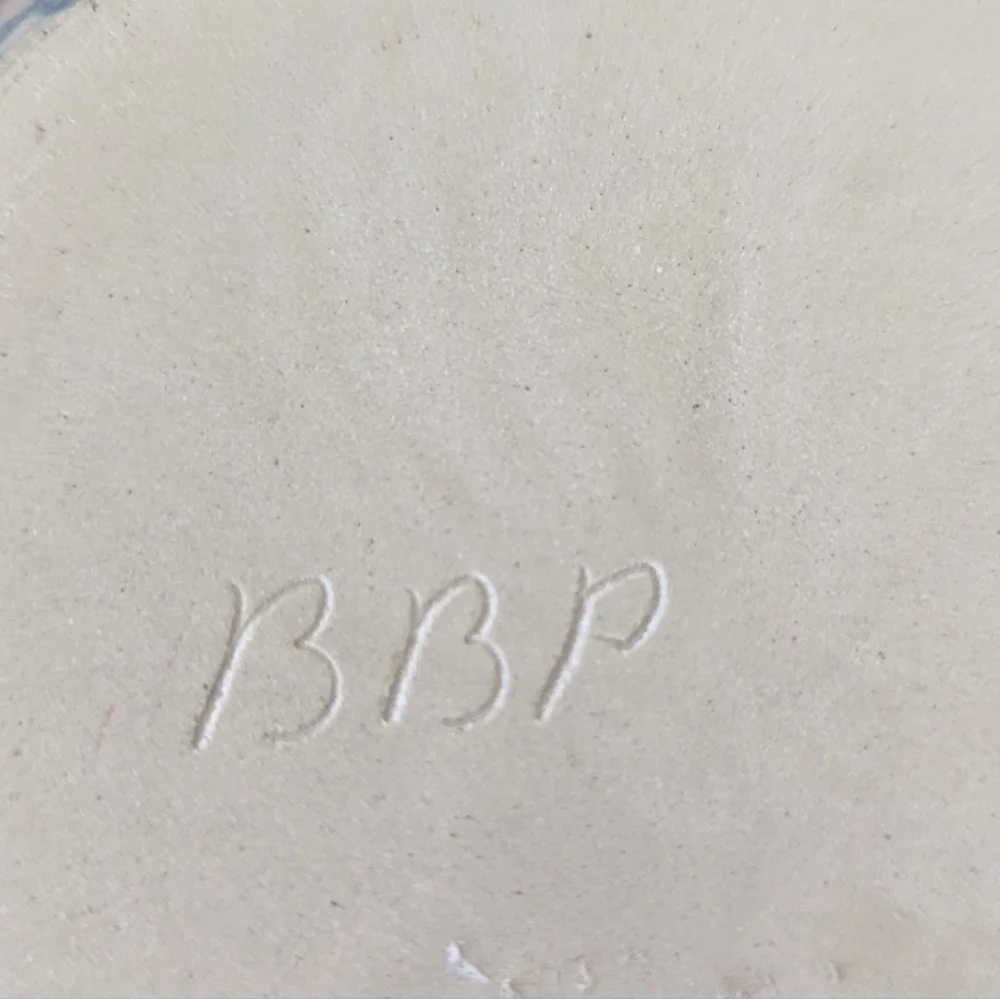 BBP Beaumont Brothers pottery cat bowl dish